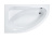 Акриловая ванна Roca Welna 160x100 асимметричная левая белая (ZRU9302997)