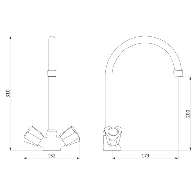Смеситель для кухни Damixa Object (340000000)