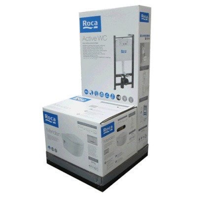 Унитаз с системой инсталляции Roca - Meridian ПЭК (893104110)