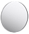 Зеркало Aqwella RM круглое 80см, цвет белый (RM0208W)