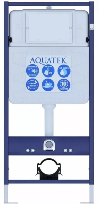 SET AQUATEK ВЕГА (рама AQUATEK Standard INS-0000012(без клавиши и крепежа)+унитаз ВЕГА AQ1905-00 с тонким сиденьем soft-close (SET AQUATEK ВЕГА)