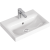 Подвесная тумба Aqwella Smart с одним ящиком, цвет бетон светлый с умывальником (SRT0105BS)