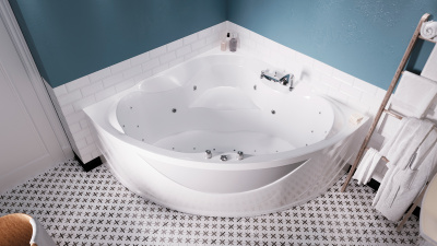 Ванна акриловая 1Marka "LUXE" 155х155 (01лю1515)