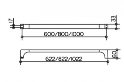 Полотенцедержатель Keuco Edition 11 (11101010600)