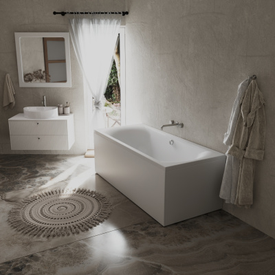 Ванна акриловая 1Marka "ESMA MG" 180*80 (01эсм1880)