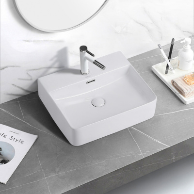 Раковина накладная ABBER Rechteck белая (AC2203) Раковина накладная ABBER Rechteck белая (AC2203)