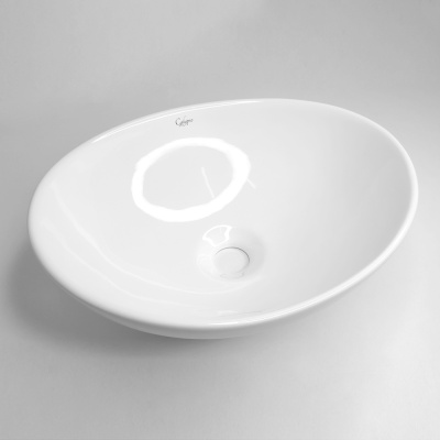 Раковина накладная Calypso овальная 410x335x145мм (CS3078)