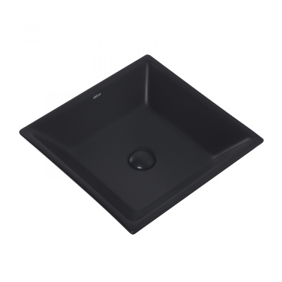 Раковина накладная ABBER Rechteck черная матовая (AC2214MB)