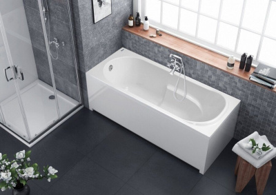 Ванна прямоугольная 160х75 белая ALBA SPA ARABELLA (ВПР0100000100)