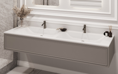 Умывальник ESSE от 165x60х13 (D F 850/1) Умывальник ESSE от 165x60х13 (D F 850/1)