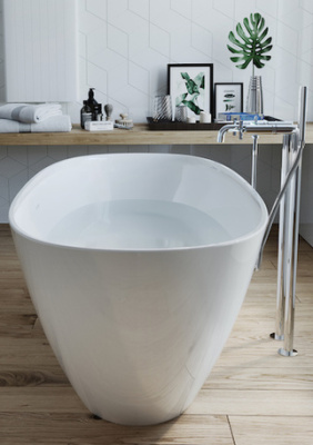 Ванна из материала Stonex® Roca Ariana 165х75 овальная белая (248470000) Ванна из материала Stonex® Roca Ariana 165х75 овальная белая (248470000)