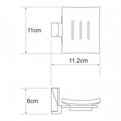 Leine K-5029WHITE Мыльница (K-5029W)