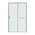 Дверь в нишу 100.K33.05.130.10.02 Style (130*195) хром, стекло шиншилла, 1 место (100.K33.05.130.10.02)