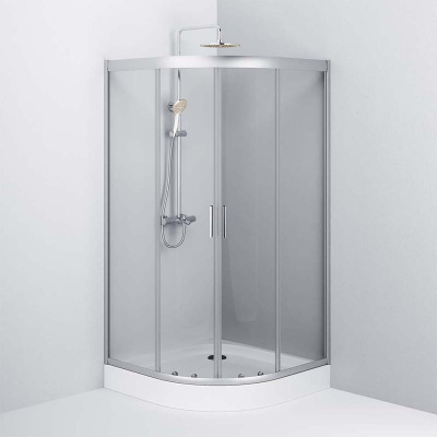 Душевое ограждение 100х100, без поддона AM.PM Gem (W90G-401-100WT)