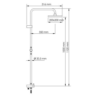 Душевой комплект WasserKRAFT (A041)