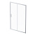 AM.PM Gem Solo Дверь душевая 140х195, стекло прозрачное, профиль матовый хром (W90G-140-1-195MT)