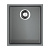 Omoikiri Bosen 38-U-GR Tetogranit/leningrad grey (4993538)