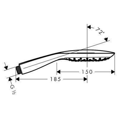Ручной душ Hansgrohe - Raindance Select E (26550400)