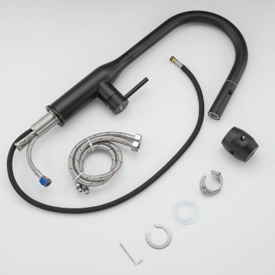 Gappo смеситель для кухни чёрный (G4398-46)