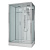 Душ.каб. NG-6012-01GQL (1200х800х2100) низкий поддон(16 см) стекло ПРОЗРАЧНОЕ, 5 мест (60120114GQL)