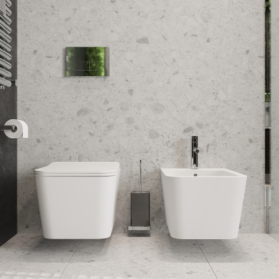 Биде подвесное Aqueduto MACIO 525*370, белый матовый (MAC0320) Биде подвесное Aqueduto MACIO 525*370, белый матовый (MAC0320)