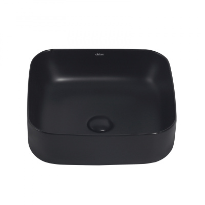 Раковина накладная ABBER Rechteck черная матовая (AC2211MB)