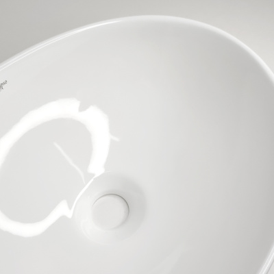 Раковина накладная Calypso овальная 410x335x145мм (CS3078)