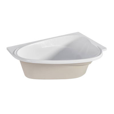 Ванна акриловая 1Marka "LOVE" 185х135 R (01лв1813п)