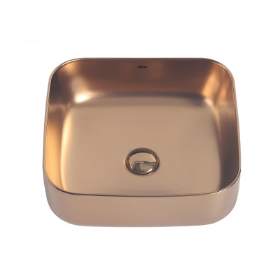 Раковина накладная ABBER Rechteck розовое золото матовое (AC2211MRG) Раковина накладная ABBER Rechteck розовое золото матовое (AC2211MRG)