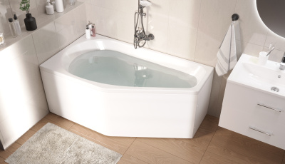 Ванна акриловая 1Marka "DEEP" 150х80 R (01ди1580п)