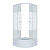 Душевое ограждение Тритон Стандарт 90*90 В  1/4 круга, сред. подд., Аква, Узоры, Белый  (3 места+сифон D50мм) (Щ0000025437)