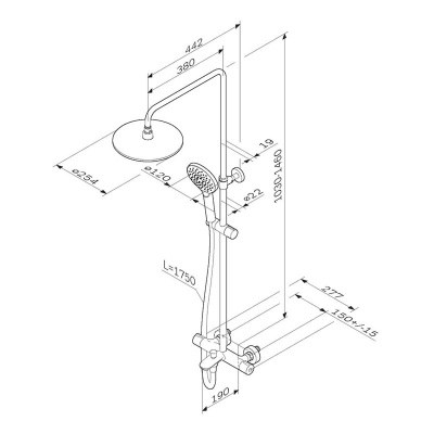 Душевая система AM.PM Like (F0780564)