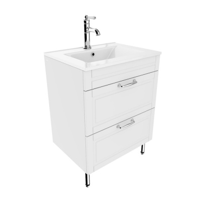 Тумба с умывальником, напольная, 60 см, белая, Oxford, IDDIS (OXF60W0i95K) Тумба с умывальником, напольная, 60 см, белая, Oxford, IDDIS (OXF60W0i95K)