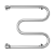 Водяной полотенцесушитель Terminus М-образный 1" БШ 500х500 (4620768880926)
