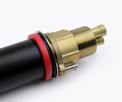 Смеситель низкий AVANTGARDE черный/ красный (2010RH)