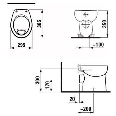 Детский приставной унитаз Laufen - Florakids (8.2203.6.000.027.1)