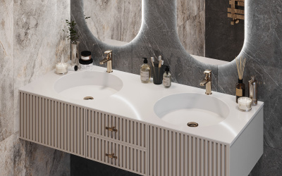 Умывальник ESSE от 100x55х12,4 (D F 500/3)