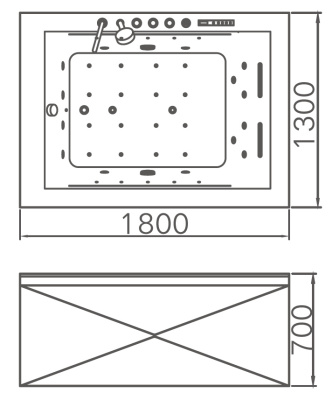 Акриловая ванна Gemy (G9259)