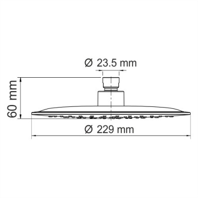 A115 Верхняя душевая насадка (A115)
