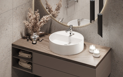 Умывальник ESSE 45x45х12,4 (X F 500/2)