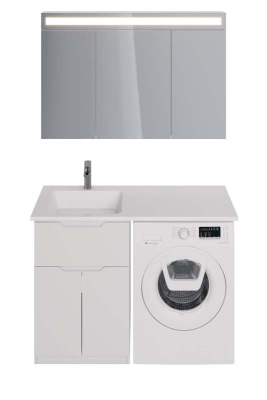 Умывальник мебельный Dreja Wing 120 R (чаша справа) (100120R)