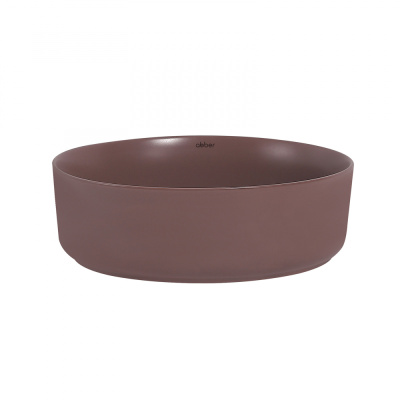 Раковина накладная ABBER Bequem коричневая матовая (AC2108MC)
