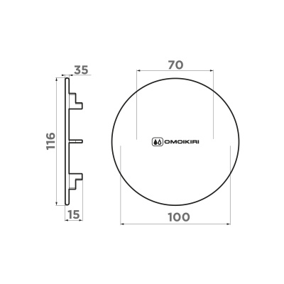 Omoikiri DEC-LG (4957090)