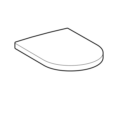 Сиденье с крышкой для унитаза Geberit 
iCon
 (574120000)