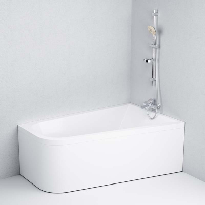 Ванна акриловая  ассиметричная 160x100, правосторонняя AM.PM Spirit (W72A-160R100W-A2)