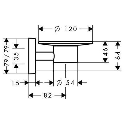 Мыльница Hansgrohe - PuraVida (41502000)