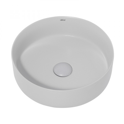 Раковина накладная ABBER Bequem светло-серая матовая (AC2108MLG)
