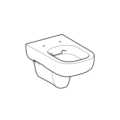 Унитаз подвесной безободковый Geberit Smyle (500.210.01.1)