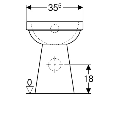 Унитаз напольный Geberit Renova Comfort (218520000)