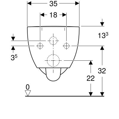 Унитаз подвесной безободковый Geberit Renova Comfort (500.694.01.1)